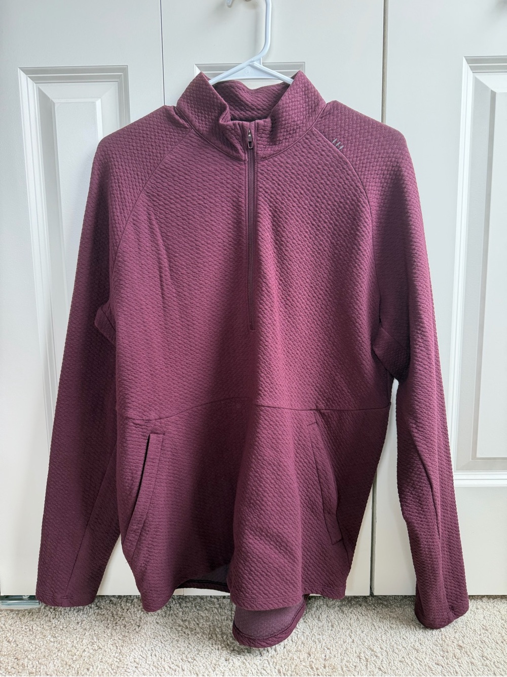 Lululemon At Ease Half-Zip Cassis Medium
